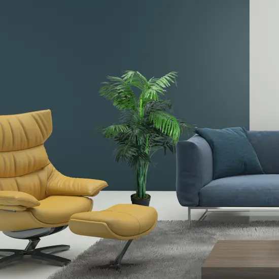 3.5 Feet Artificial Areca Palm Decorative Silk Tree with Basket {5}