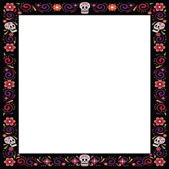 Great Papers! Skulls and Flowers Letterhead, for Invitations, Announcements and Personal Messages, Printer Friendly 8.5" x 11", 50 Pack (2023038) {1}