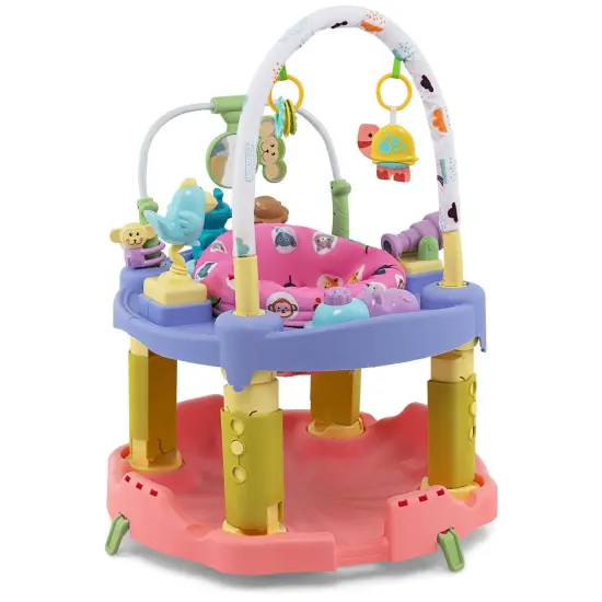 3-in-1 Baby Activity Center with 3-position for 0-24 Months Green {7}