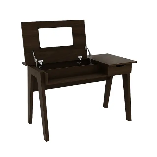 Dressing Table with Flip Mirror and Storage Drawer {1}