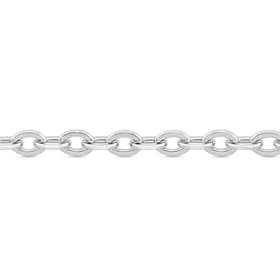Stainless Steel 1.5mm Oval Loop Chain 164' Spool 50 meter {5}