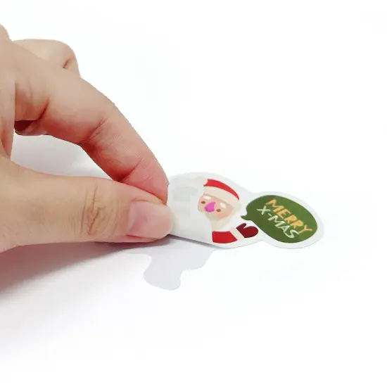 Wrapables Waterproof Vinyl Stickers for Water Bottles, Laptop, Phones, Skateboards, Decals for Teens, 100pcs Christmas {5}