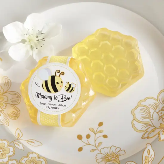 Mommy To Bee Honey Scented Honeycomb Soap (Set of 4) {1}