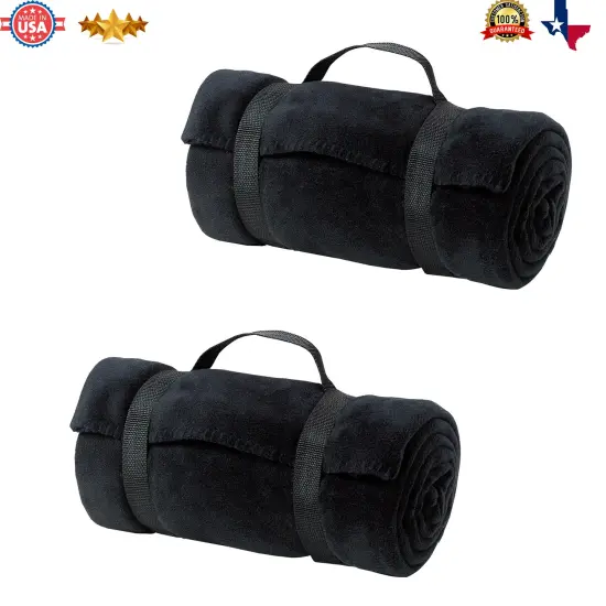 Port Authority&reg; Value Fleece Blanket with Strap {1}