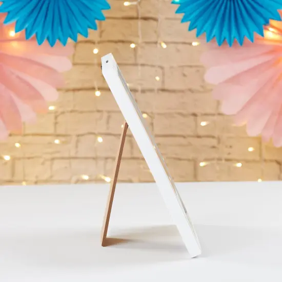 Kate Aspen Baby Shower Guest Book Alternative, with 30 Blank Wooden Hearts, Traditional Guest Book, Picture Frame {3}