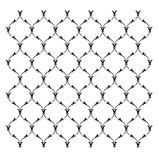 Victoria Scroll All Over Embossing 12 x 12 Stencil | FS126 by Designer Stencils | Pattern Stencils | {1}