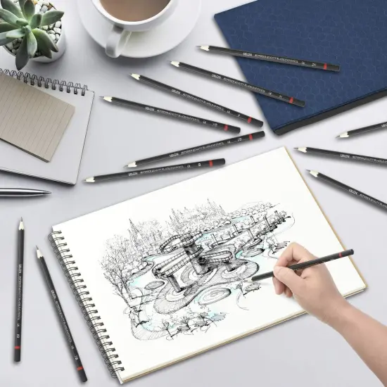 37 Packs Drawing Sketching Pencils Set, Art Kit with Sketchbook Draw Pencils Dual Ended Color Pencil Eraser Sharpener Pencil Bag for Kids Adults and Art Beginners… {4}