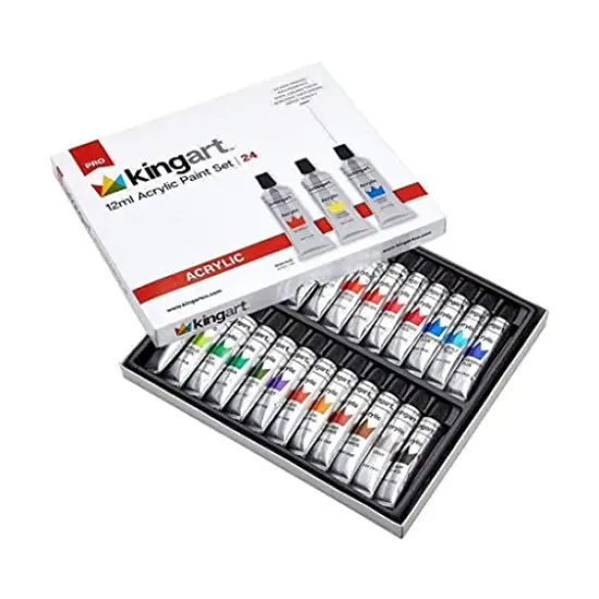 24 Pieces 12 mL Unique Colors Acrylic Paint ,Assorted {3}