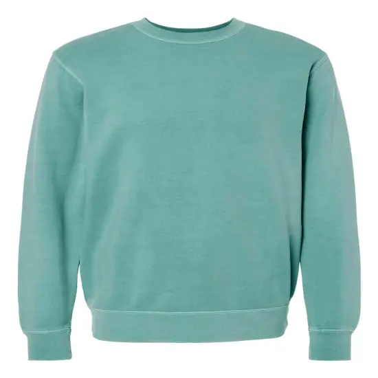 Independent Trading Co&reg; Midweight Pigment Dyed Crewneck Sweatshirt Pigment mint {1}