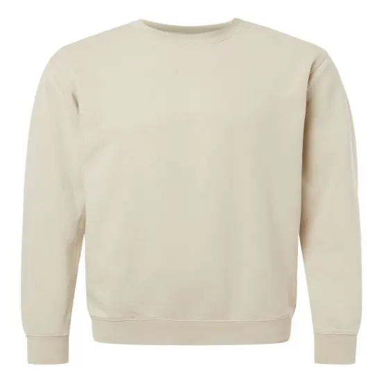 Independent Trading Co&reg; Midweight Pigment Dyed Crewneck Sweatshirt Pigment ivory {1}