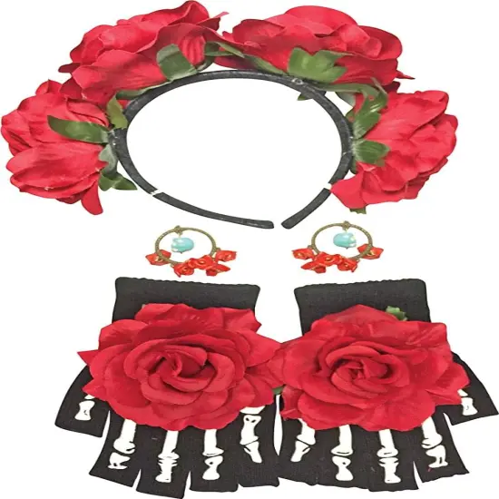 Day of The Dead Women's Costume Accessory Kit {1}
