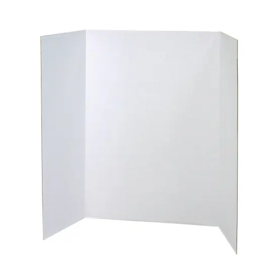 Presentation Board, White, Single Wall, 40" x 28", 8 Boards {1}