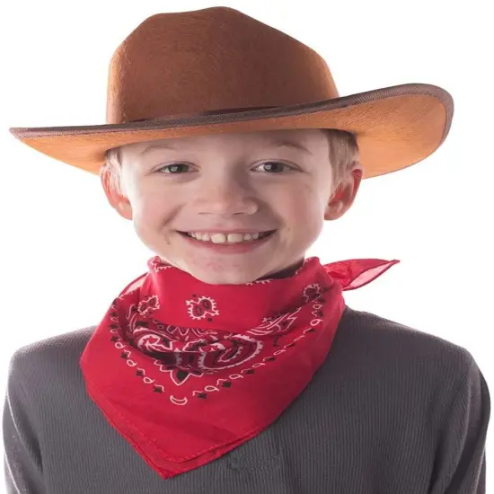 Aeromax Junior Cowboy Costume Hat with Bandanna {3}