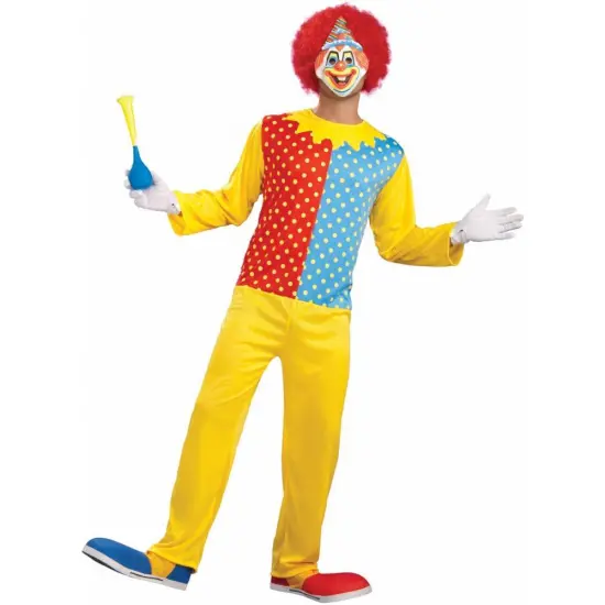 Retro Classic Clown Costume Adult {2}