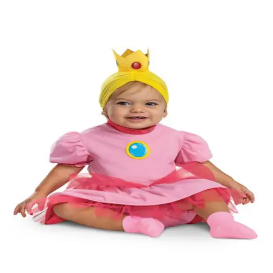 Super Mario Bros. Princess Peach Posh Infant Costume {1}