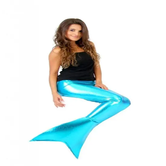 Cyan Blue Mermaid Fins Adult Costume Accessory {1}