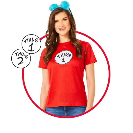 Dr Seuss Thing Adult Costume Kit | Small {1}