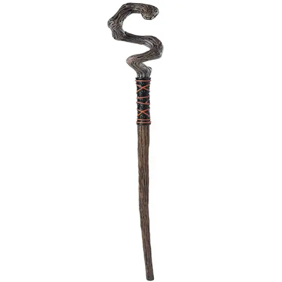 4 Foot Serpent Staff Costume Accessory - Brown/Black {1}