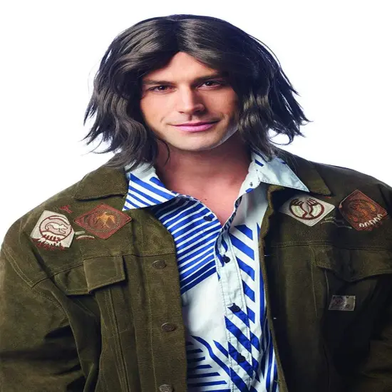 Shaggy Hippie Adult Costume Wig | Brown {1}