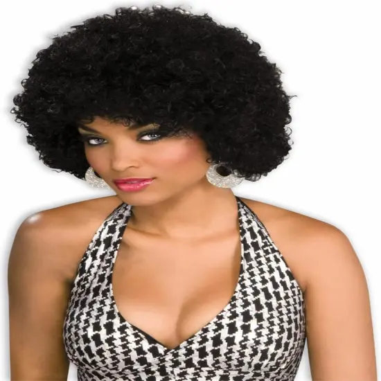 Afro Black Adult Costume Wig {1}