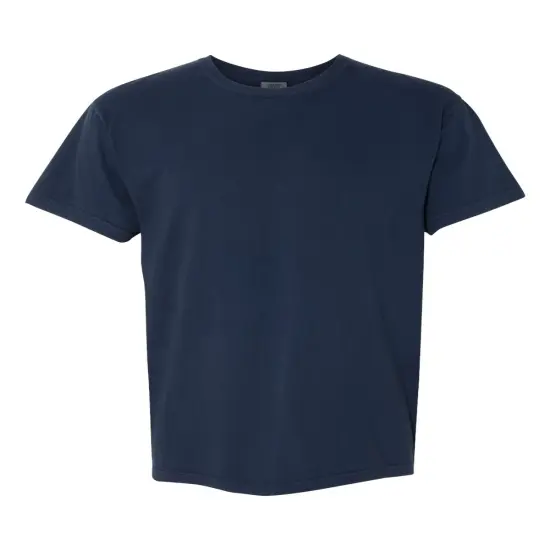 Comfort Colors&reg; Garment Dyed Heavyweight Crewneck Short Sleeve T-Shirt True navy {2}
