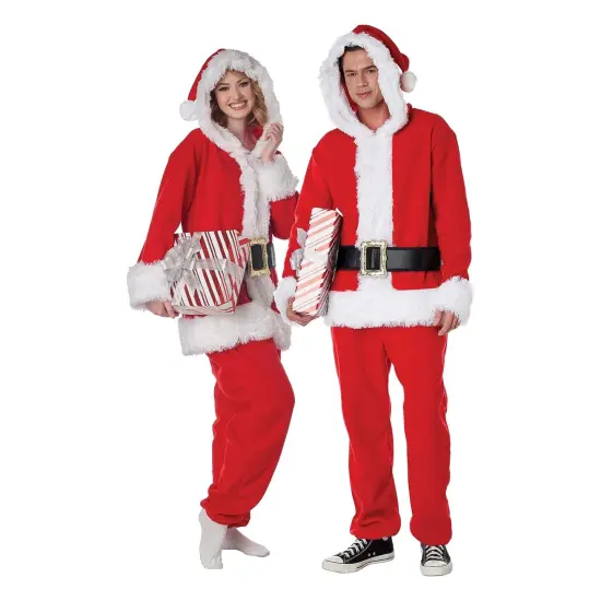 Santa Jumpsuit Adult Costume {1}