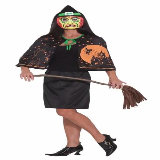 Retro Classic Witch Costume Adult {1}