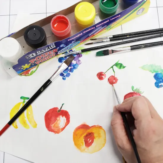 BAZIC Paint Brush All Purpose (15/Pack) {2}