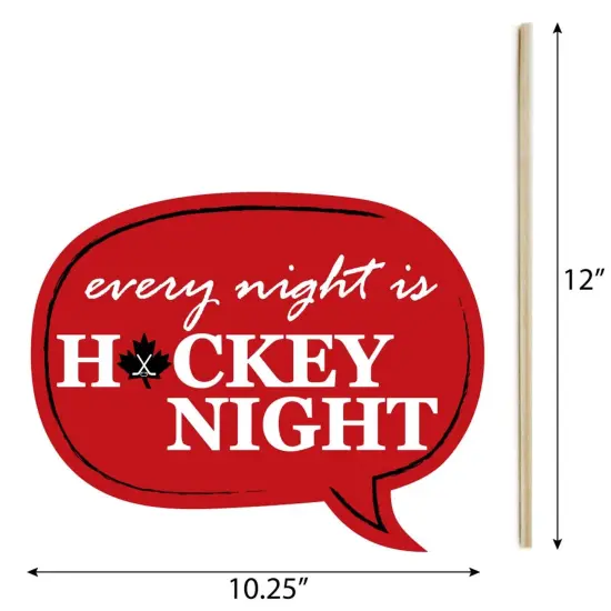 Big Dot of Happiness Funny Canada Day - Canadian Party Photo Booth Props Kit - 10 Piece {4}