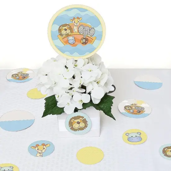 Big Dot of Happiness Noah's Ark - Baby Shower or Birthday Party Giant Circle Confetti - Party Decorations - Large Confetti 27 Count {7}
