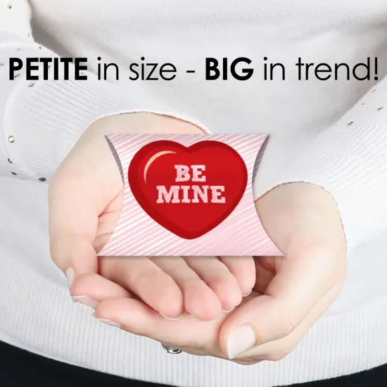 Big Dot of Happiness Conversation Hearts - Favor Gift Boxes - Valentine's Day Party Petite Pillow Boxes - Set of 20 {4}