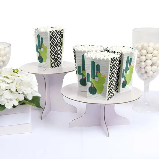 Big Dot of Happiness Prickly Cactus Party - Fiesta Party Favor Popcorn Treat Boxes - Set of 12 {4}