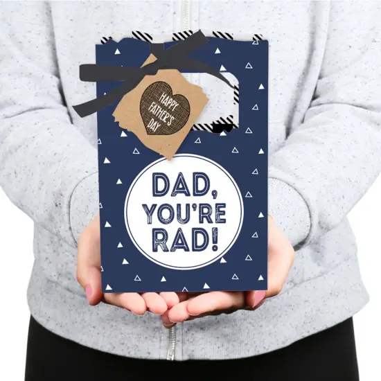 Big Dot of Happiness My Dad is Rad - Father's Day Party Favor Boxes - Set of 12 {6}