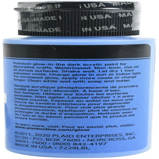 Folkart Glow In The Dark Paint 2oz {3}