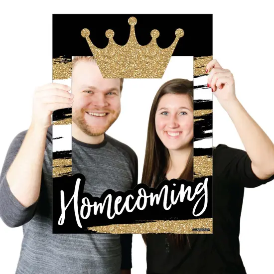Big Dot of Happiness Hoco Dance - Homecoming Photo Booth Picture Frame and Props - Printed on Sturdy Material {4}