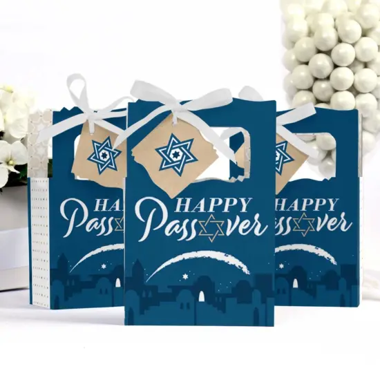 Big Dot of Happiness Happy Passover - Pesach Party Favor Boxes - Set of 12 {4}