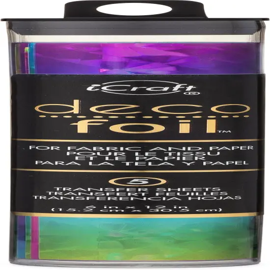 iCraft Deco Foil Specialty Transfer Sheets 6"X12" 5/Pkg {2}