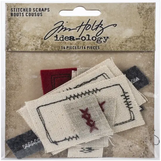 Idea-Ology Stitched Scraps-14/Pkg {1}