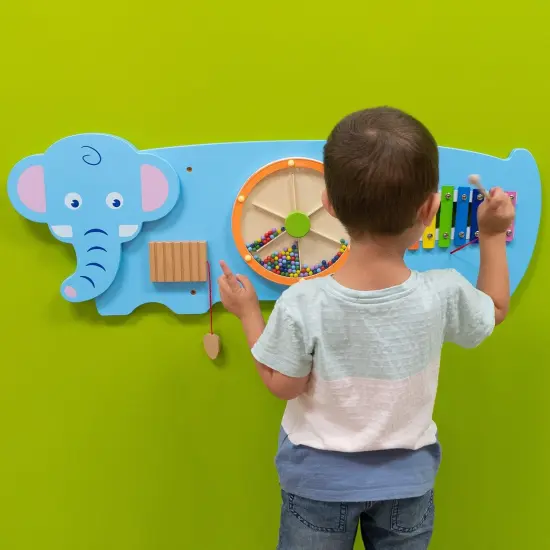 Elephant Activity Wall Panel - 18m+ - Toddler Activity Center {4}
