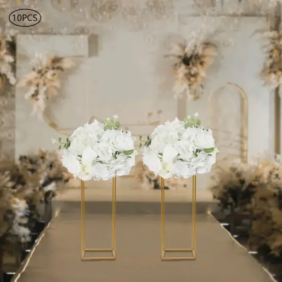 10-Pieces 12-Head Artificial Flower Balls for Wedding Centerpieces {2}
