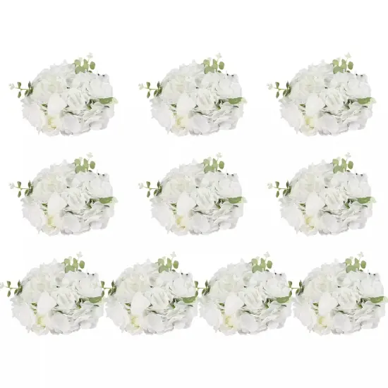 10-Pieces 12-Head Artificial Flower Balls for Wedding Centerpieces {1}