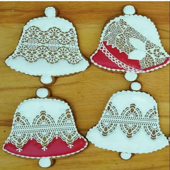 Ann Clark Christmas Wedding Celebration Church Bell Cookie Cutter, 3.5" {5}