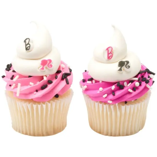 Barbie&trade; B and Silhouette Dec-Ons&reg; Decorations 12ct {3}