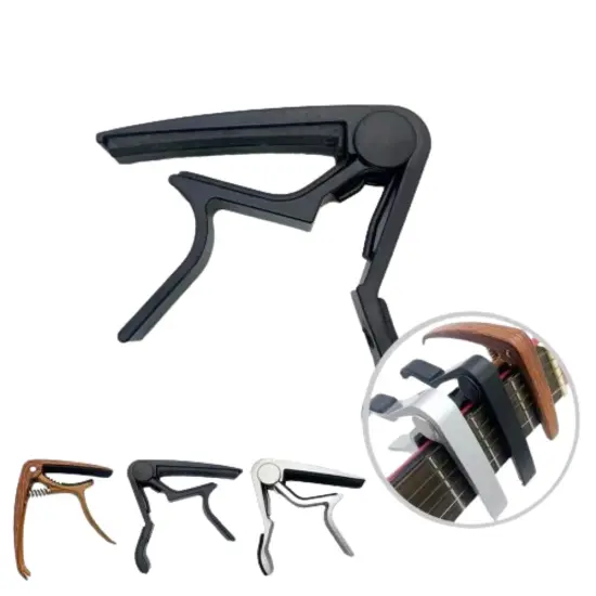 Kitcheniva Quick Change Key Guitar Capo Black {2}