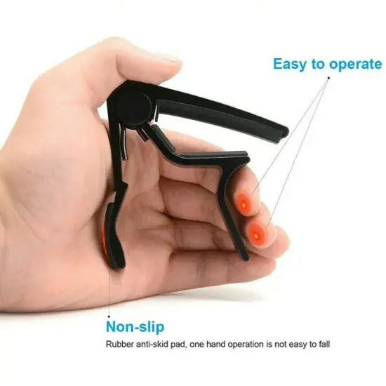 Kitcheniva Quick Change Key Guitar Capo Wood {5}