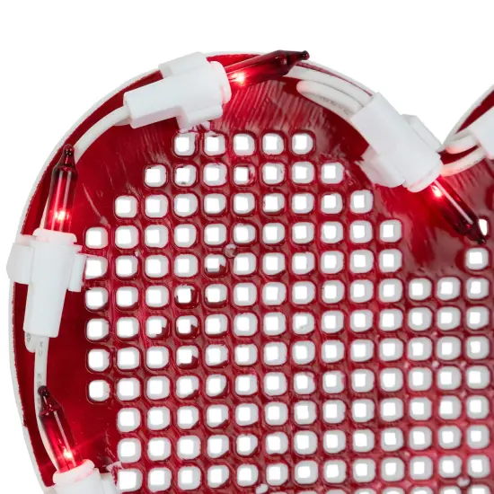 Northlight Lighted "Love" with Heart Valentine's Day Window Silhouette - 17" - White and Red {7}