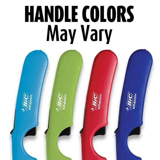 BIC Multi-purpose Classic Edition Lighters & Flex Wand Lighters, 2-Pack (Colors May Vary), Lighters for Candles {3}