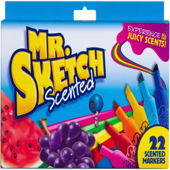 Mr.Sketch Scented Marker Set 22/Pkg-Chisel {1}