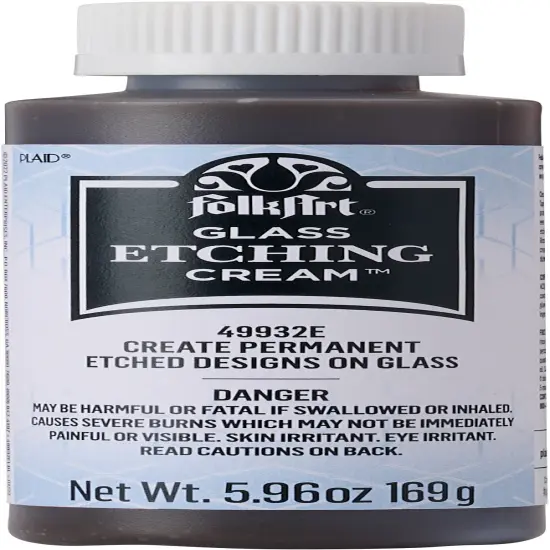 Folkart Glass Etching Cream-5.96oz {1}
