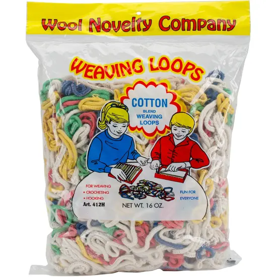 Wool Novelty Cotton Weaving Loops 16oz-Assorted {1}